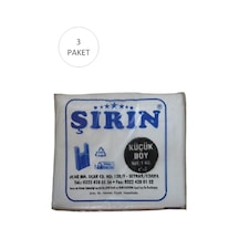 Beyaz Kalın Atlet Poşet Küçük Boy 25x45 Cm 1 Kg 3 Paket Takriben 330 Adet