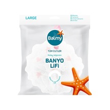 Balmy Banyo Lifi Large - Etkili Cilt Temizliği İçin Banyo Süngeri 8'li Avantaj Paketi - 8 Adet Tarı