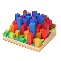 Kademeli Sayma Matematik Blokları Waldorf - Montessori Blok