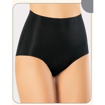Miss Flex Siyah Lazer Kesim Yüksek Bel Bato Slip 6006 Siyah