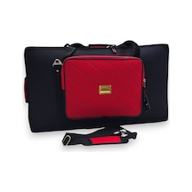 Xdj-rr Setup Için Uyumlu Çanta Soft Case Kılıf Siyah-kırmızı