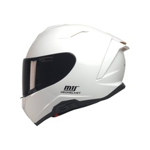 Mts  Full Face Double Güneş Vizörlü Ece 22.06R Motosiklet Kaskı Beyaz