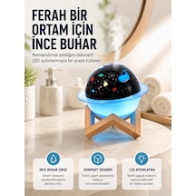 Projektör Işığı Bulunan Usb Bağlantılı Mini Aromaterapi Destekli Hava Nemlendirici - Lisinya