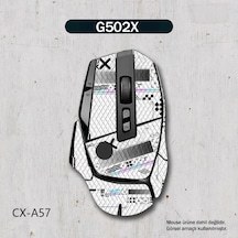 G502x Uyumlu Mouse Grip Tape Kaymaz Tutuş Bandı, Dekoratif Koruyucu Kaplama Sticker Cx-a57