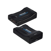 Powermaster Pm-18587 Hdmı To Scart Aktif Çevirici Dönüştürücü Adaptör Pal/ntsc 1