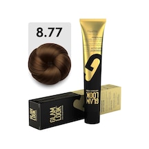 Look Kalıcı Saç Boyası 8.77 Açık Kumral Yoğun Kahve 100 Ml Koruyucu, Nemlendirici, Besleyici Yağlar, Düş