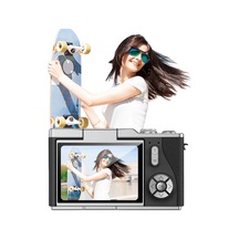 4k Video Çekim Özellikli Dijital Kamera 48 Mp 8x Zoom Ve 180 Derece Döner Ekranlı Çok Renkli