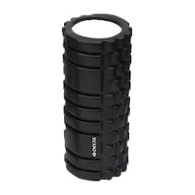 Delta Yüksek Yoğunluk Orta Sert Foam Roller Masaj Köpüğü Siyah Siyah