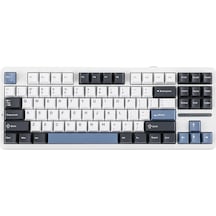 Aula F87 Mekanik Rgb Tkl Graywood V3 Switch Kablosuz Makrolu Hot Swap Klavye