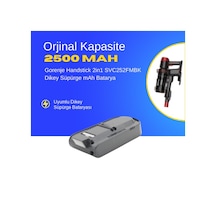 Gorenje Handstick 2in1 Svc252fmbk Dikey Süpürge Mah Batarya  Uyumlu Uzun Ömürlü, Yüksek Performans Pil