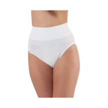 Form Angel Beyaz 5204 Kadın Karın Toparlayıcı Slip Külot Korse Beyaz