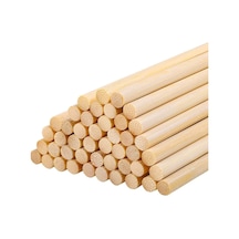 Ahşap Bambu Maket Patates Kızartma Çubuğu Çöp Şiş 300'lü 35 CM