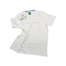 Kaliteli Erkek Bamboo T-shirt Beyaz