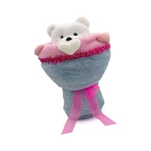 Buğz Sevgi Buketi Peluş Ayıcıklı Peluş Çiçek Buketi 40 Cm