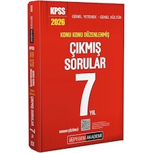 Pegem 2026 Kpss Genel Yetenek Genel Kültür Çıkmış Sorular Son 7 Y Pegem 2026 Kpss Genel Yetenek Genel Kültür Çıkmış Sorular Son 7 Y