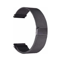 Adige Samsung Uyumlu Galaxy Uyumlu Watch 46mm Kordon Kayış Metal Hasır Örgülü 22/hs