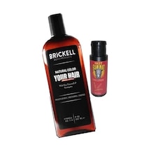 Hubrendy Sh Brickell 237 Ml Erkeklere Saçsakal Beyazlıkgiderici Şampuan + Hotrhino Büyütücügeciktiri