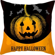 Jeehugo Halloween Dekoratif Yastık Kılıfı, Kuru Meyve Kürkü, Konforlu Ve Dayanıklı, 45x45 Cm, Yastık İçi Hariç, Tpr184-8 Diğer