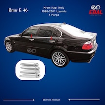 Ebal Otomotiv BMW 3 seri E46 Krom Kapı Kolu 4 Kapı 1998-2001 P. Çelik