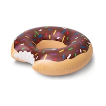 Donut Simit Çocuk Yüzme Simidi 55 Cm - 1809022 - Kahverengi Çok Renkli