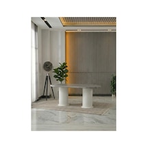 Aura Bohem 90x180 Mdf Mebran Masa Masa Fiyatıdır Gri/beyaz Gri/beyaz