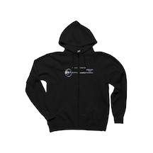 Locke Key This Key Lets You Fly Siyah Fermuarlı Kapşonlu Sweatshirt