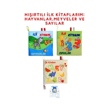 Ankitoys Hayvanlar - Sayılar ve Meyveler Hışırtılı Kitap Seti