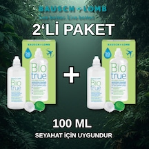 Bausch & Lomb Bio True Lens Solüsyonu 2'li Paket 100 Ml