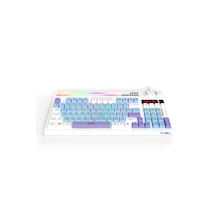 Spectrum K1 Çift Lcd Ekran - Ses Kontrolcülü - Membran 94 Tuş - Spectrum Rgb Gaming Klavye