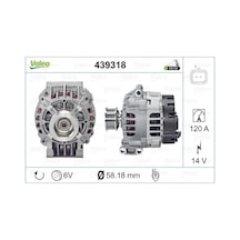 VALEO 439318 ALTERNATÖR CLIO II