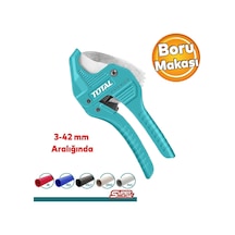 Total Pprc Profesyonel Plastik Tesisat Borusu Boru Kesme Makası 3-42 Mm Çelik Tht534216