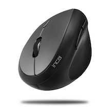 Inca IWM-525 Kablosuz Wireless Dikey Sessiz Mouse Gri - Siyah