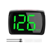 Springsun Araç Hud Göstergesi - Gps Hız Ölçer, Led Büyük Yazı, Gece/gündüz Net Görüntü