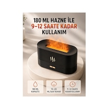 Astraltech 180 Ml Alev Efektli Aroma Difüzörü Ultrasonik Buharlı Aromaterapi Cihazı