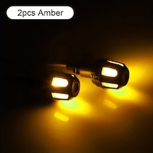 Willowhaven 2 Adet Amber Evrensel Motosiklet Gidon Lambası Parlak Led Off-road Aydınlatma Willowhaven 2 Adet Amber Evrensel Motosiklet Gidon Lambası Parlak Led Off-road Aydınlatma