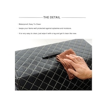 Araba Organizatör Taşınabilir Katlanır Araba Saklama Çantası İstifleme Toplama Araç Sedan Suv Aksesuarları Square Back Beige S Square Back Beige