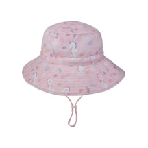 Uv Gunes Korumalı Şapka Upf50+ Pembe Unicorn Sapka Pembe