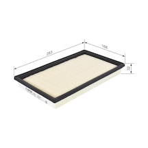 Hava Filtresi - Fiat Sedici - Bosch-f026400454