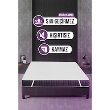 Sıvı Geçirmez Yatak Alezi Pamuklu 100X200Cm Dört Köşe Lastikli