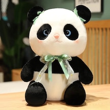 Bruce Peluş Doldurulmuş Hayvan Oyuncaklar Çocuklar İçin Sevimli Panda B-yeşil 48cm