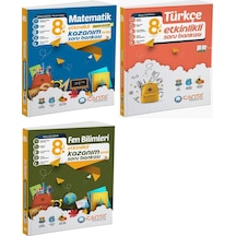 Çanta 2025 8. Sınıf Lgs Matematik + Türkçe + Fen Etkinlikli Kazanım Soru Seti 3 Kitap