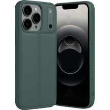 Newface Apple İphone 17 Pro Max Auto Focus Kapak - Koyu Yeşil