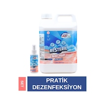 Bebek Dezenfektanı Alkolsüz Bebek Dezenfektan 5 Lt Saf Hipokloröz Baby Kids Oyun Matı Oyuncak Anaokulu Okul Hijyen Spreyi 100ml Set