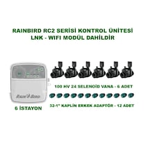Rainbird Rc2 8 İstasyon Dış Mekan Kontrolpaneli + Selenoid Vana