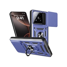 Newface Xiaomi Mi 15t Pars Lens Yüzüklü Silikon - Lacivert