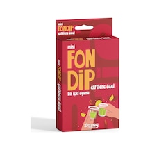 Zigzag Games Mini Fondip Çiftlere Özel, 55 Kartlı İçki Oyunu, Romantik Meydan Okumalar