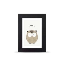 OWL Baykuş Poster Çerçeve - 10x15 cm Küçük Boy