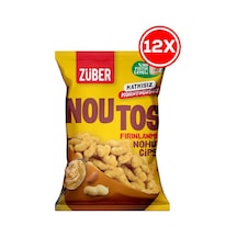 Züber Noutos Nohut Cipsi %100 Fıstık Ezmeli 12 x 55 G