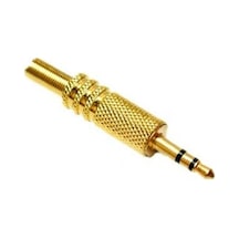 Gold Stereo Jack 3.5 Mm Aux Jack Gold Aux Jack Kulaklık Erkek Jack Mikrofon Jack