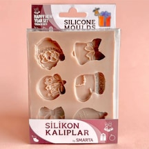 Silikon Kalıp Yılbaşı Seti Sk1013056 Beyaz